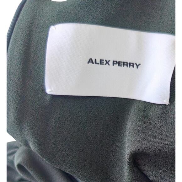 Alex Perry Sleeveless Cut Out Wrap Gown in Crepe Jersey US 8 - Picture 11 of 12